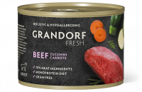 Grandorf Fresh Консервы для собак, паштет из говядины с цукини и морковью
