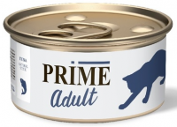 Prime Консервы в собственном соку для кошек, тунец, 70г