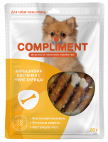 Compliment Кальциевые косточки с филе курицы для собак мини-пород 20гр