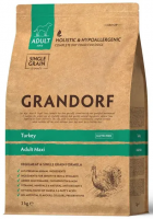 Grandorf Dog Lamb & Turkey Maxi для собак крупных пород, индейка