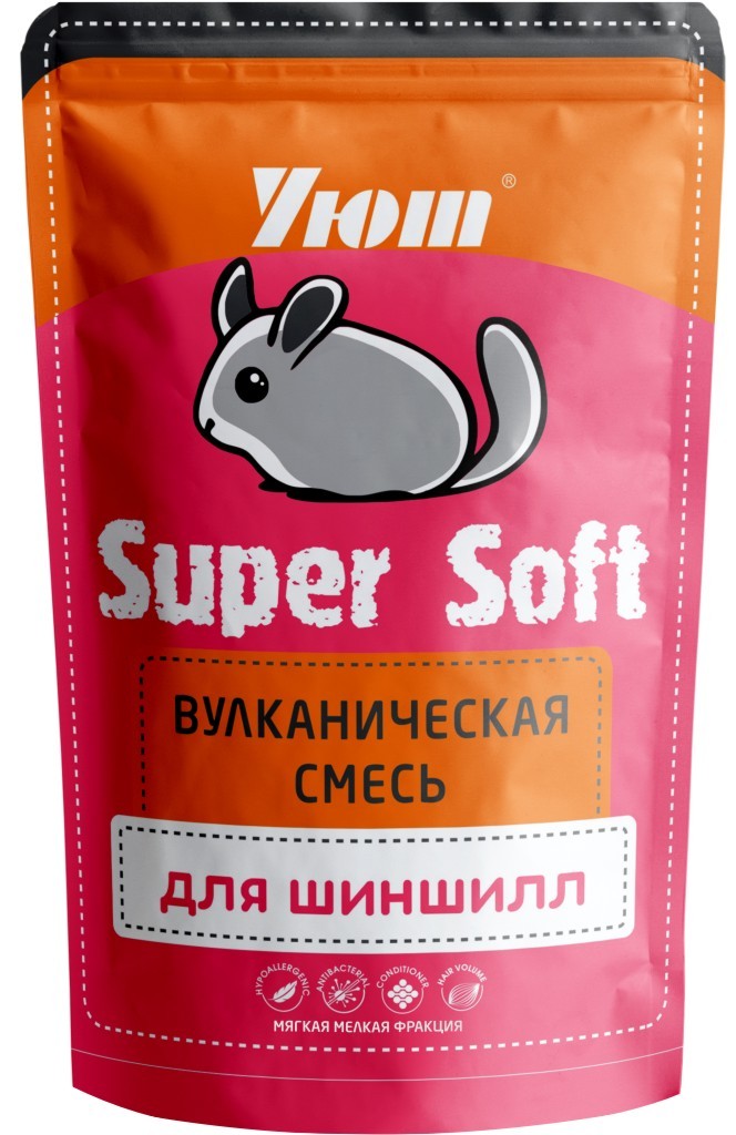 Уют Super Soft Вулканическая смесь для шиншил 0,73л