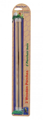 PENN PLAX Жердочки для птиц 30*1см дерево 2шт