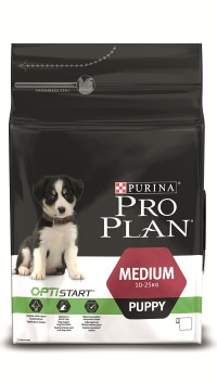 Pro Plan Medium Puppy, для щенков средних пород, курица и рис
