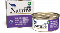 PRIME NATURE Консервы для кошек в бульоне, тунец с ширасу 85гр