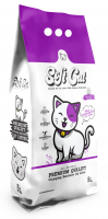 Soft Cat Комкующийся наполнитель с ароматом лаванды