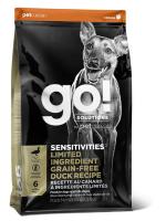 GO! Sensitivity беззерновой для щенков и собак для чувствительного пищеварения с цельной уткой