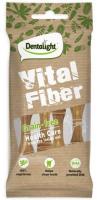 Dentalight Лакомство для собак Vital fiber, зубная щетка для чистки зубов, средняя, 4шт/70г