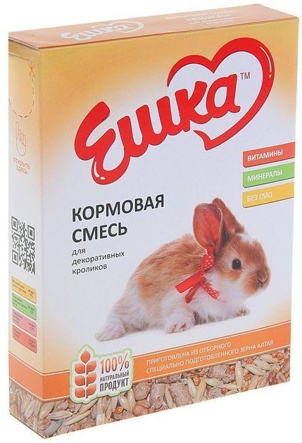 Ешка кормовая смесь для декоративных кроликов 450гр