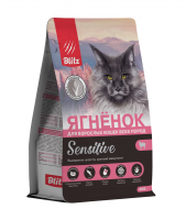 Blitz Sensitive Adult Cats сухой корм для взрослых кошек с ягненком (Обновленный состав)