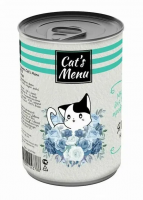Cat`s Menu Консервы для взрослых кошек, профилактика МКБ, с ягненком, кусочки в соусе, 340гр