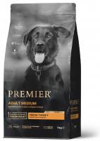 Premier Dog Turkey Adult Medium Свежее мясо индейки для собак средний пород