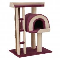 Rich Breed Комплекс когтеточка Легион (лестница, широкая лежанка, дом с "парадной") 70х52х95см