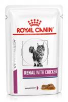 Royal Canin Renal With Chicken влажный корм для кошек с курицей, для поддержания функции почек 85г