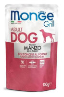 Monge Dog Grill Pouch паучи для собак, с говядиной, 100г