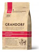 Grandorf Cat Lamb & Turkey Indoor Сухой корм для кошек, ягненок с индейкой