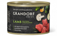 Grandorf Fresh Консервы для собак, паштет из ягненка с цукини и цветной капустой