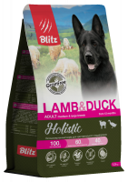 Blitz Holistic Adult Lamb & Duck сухой корм для собак, ягненок и утка
