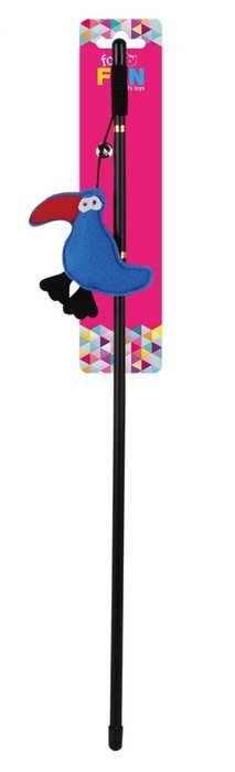 FAUNA Игрушка для кошек дразнилка с туканом 45см
