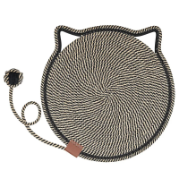 Rich Breed Когтеточка-коврик с хвостом, коричневая, d50см