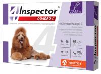 Inspector Quadro Капли от внешних и внутренних паразитов для собак, (от 10 до 25 кг)