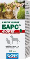 Барс Форте капли ушные 20мл