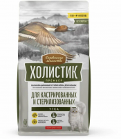 Деревенские Лакомства Премьер Сухой корм для стерилизованных кошек, с уткой
