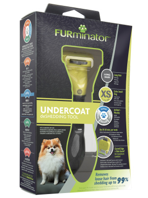 FURminator Фурминатор XS для карликовых собак с длинной шерстью