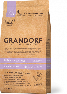 Grandorf Dog Turkey Mini для собак мини пород, индейка