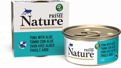 Prime Nature Консервы для котят в желе, тунец с алоэ 85гр