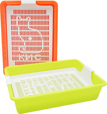 Зооэкспресс Туалет Кис малый с сеткой, 32,5х23,5х5 см