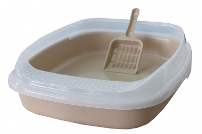 Туалет для кошек с бортом средний 46х36,3х11 см