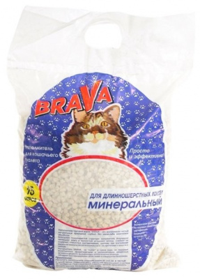 Brava наполнитель впитывающий для длинношерстных кошек