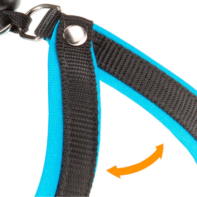 Ferplast Agila Fluo 1 Шлейка голубая