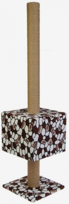 Rich Breed Домик кубизм №2 с высокой когтеточкой, джут, 35*35*140см