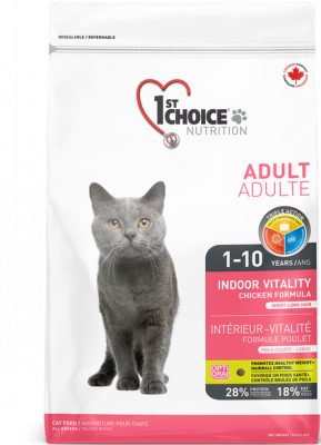 1st Choice Сухой корм для домашних кошек Indoor Vitality, курица
