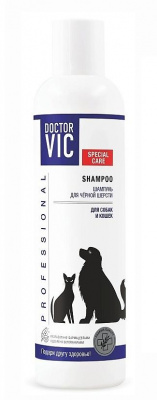 Doctor VIC Шампунь для черной шерсти собак и кошек, 250 мл