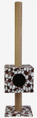 Rich Breed Домик кубизм №2 с высокой когтеточкой, джут, 35*35*140см