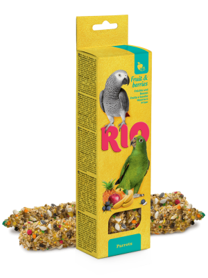 RIO палочки для попугаев с фруктами и ягодами 2*75гр
