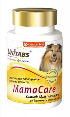 Unitabs МамаCare Витаминно-минеральный комплекс для беременных и кормящих собак, 100 таб