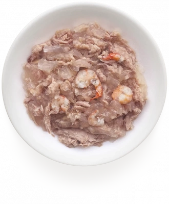 Grandorf Fresh Cat Adult Консервы для кошек филе тунца с креветками в желе, 70г