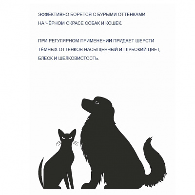 Doctor VIC Шампунь для черной шерсти собак и кошек, 250 мл