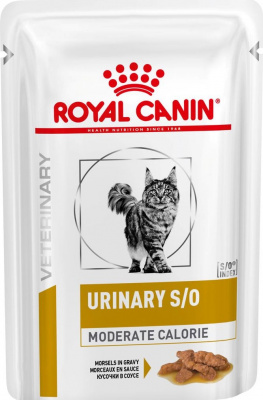 Royal Canin Urinary S/O Moderate Calorie влажный корм ветеринарная диета для кошек при МКБ  0.085кг