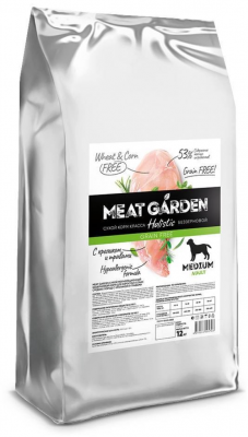 Meat Garden Medium adult сухой беззерновой корм для собак средних пород с кроликом и травами