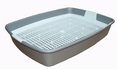 Ёшкин кот туалет для кошек с сеткой, 39,8*29,7*7,2см