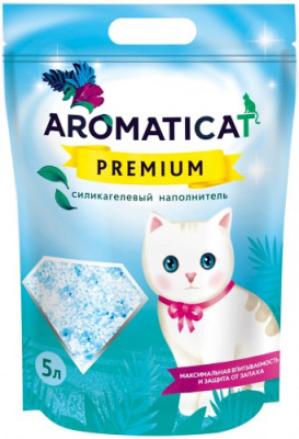 Aromaticat Premium Силикагелевый гигиенический наполнитель