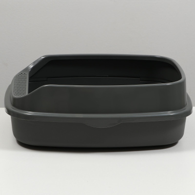 Джи Пи Ай Туалет Айша XL с бортом, серый fix, 64х44х24 см