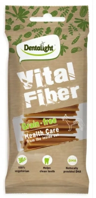 Dentalight Лакомство для собак Vital fiber, палочка для чистки зубов, малая 7шт/70г