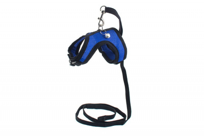 Шлейка+Поводок для мор.свинок и шиншил дарэлл-аэро 3d-сетка цв. регул. №2