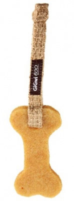 GiGwi 75317 Кость, эко резина + текстиль 11 см