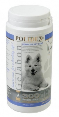 Polidex Кормовая добавка гелабон плюс для собак таблетки